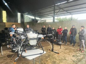 Ag drone demo attracts interest Ag drone demo attracts interest