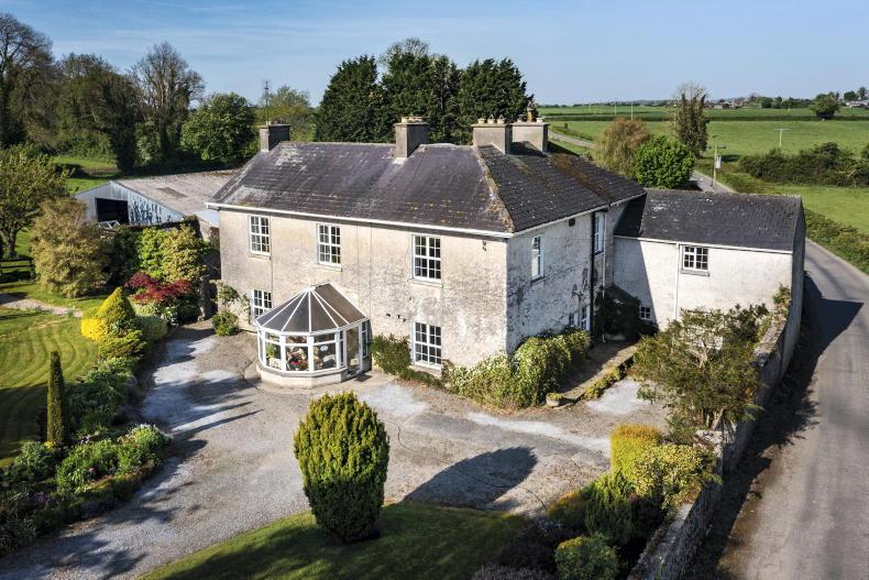 Good farmland and a charming farmhouse in Co Offaly
