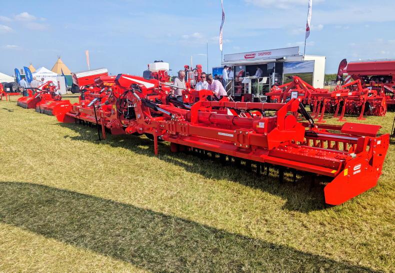The largest power harrow in the world