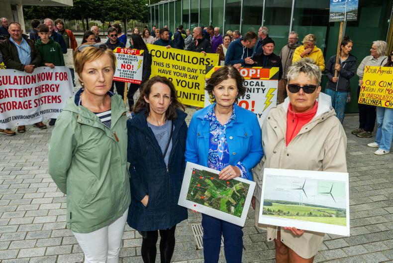 Cork communities protest over solar, wind and battery projects