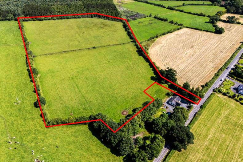 Holding in two adjacent parcels up for auction