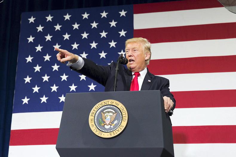 Trump hits hole in one on farm tax