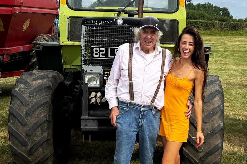 Farmer drives tractor length of the country for charity