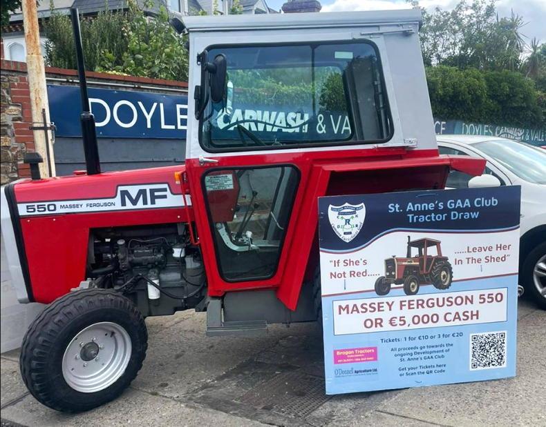 Watch: Wexford GAA club raffling off restored vintage tractor