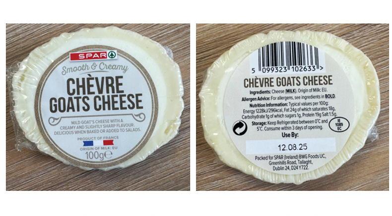 Goats cheese recalled due to listeria