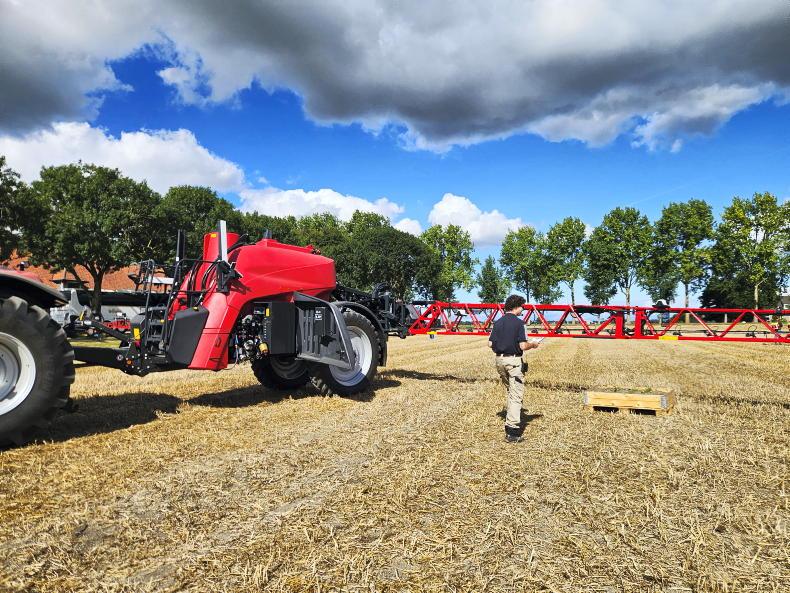 New sprayer technology unveiled by Kverneland 