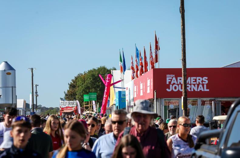 The Irish Farmers Journal stand: an essential stop for young and old