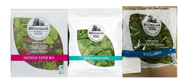 Spinach and mixed leaves recalled over listeria