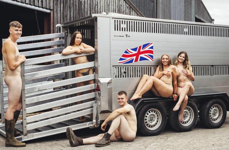 Kent farmers bare all  for charity