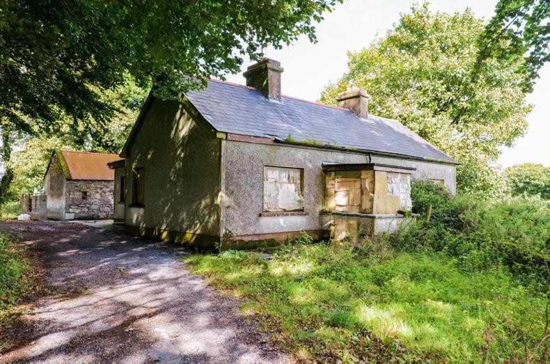 Derelict house on 112ac for €1.1m in Co Galway