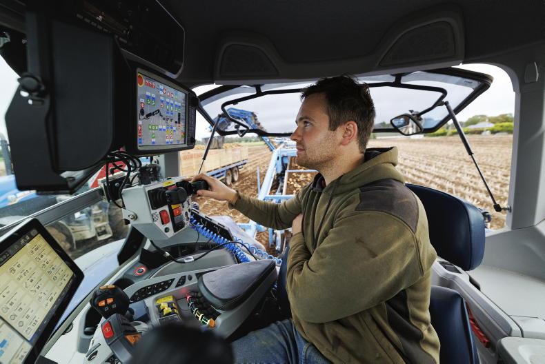 Weather playing ball for potato harvest