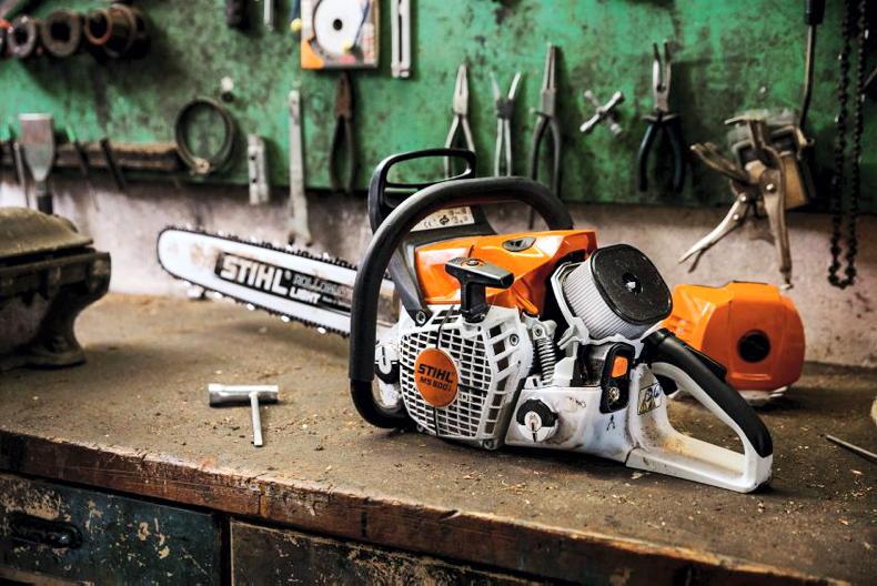 Six step chainsaw service guide