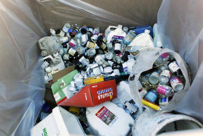Farmers urged to avail of upcoming  farm hazardous waste collection days