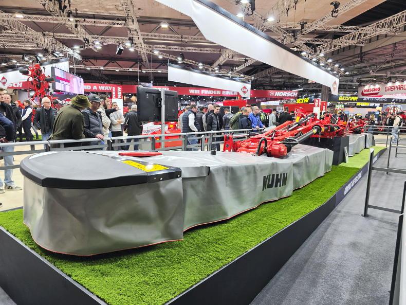 Agritechnica: Kuhn mounted GMD mower at 14.5m