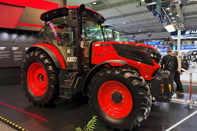 Kioti previews new 140hp four-cylinder tractor