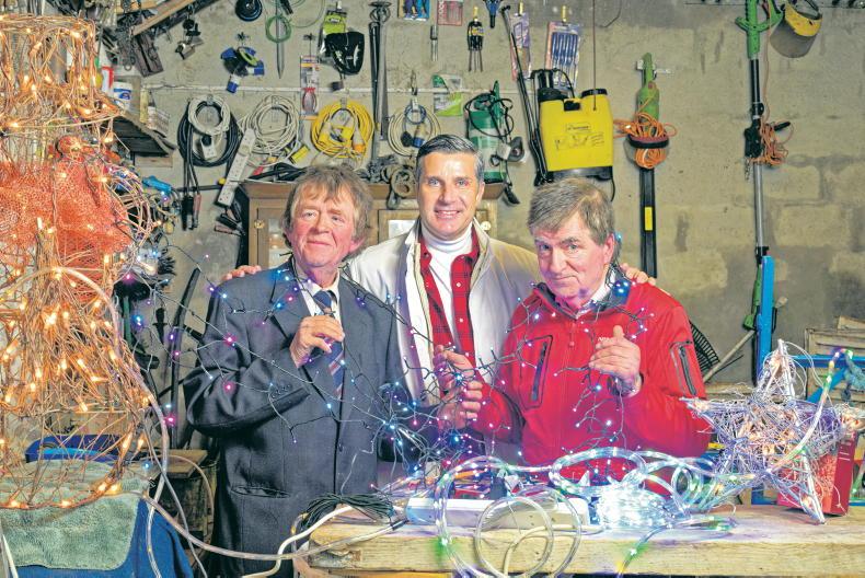 Families all over rural Ireland lighting up the skies to raise cheer and funds