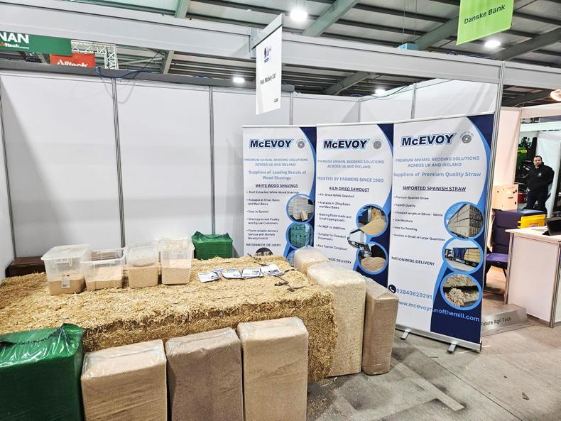 Spanish straw for sale at Winter Fair