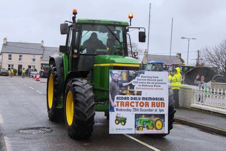 Tractor run in memory of man who died in farm accident 