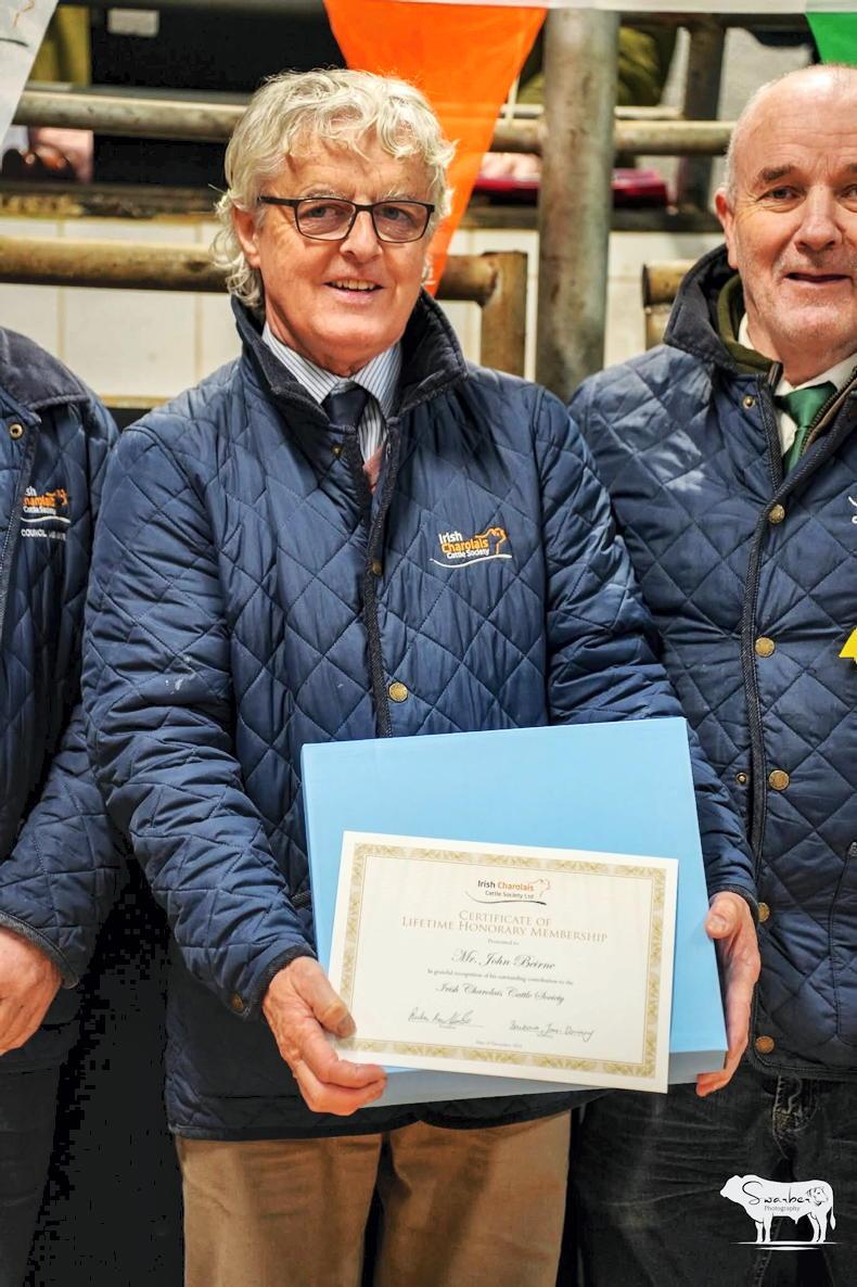 John Beirne to retire from the Irish Charolais Cattle Society