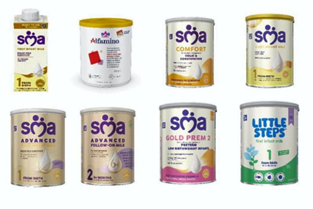 Recall of batches of SMA baby and follow-on formula amid toxin fears