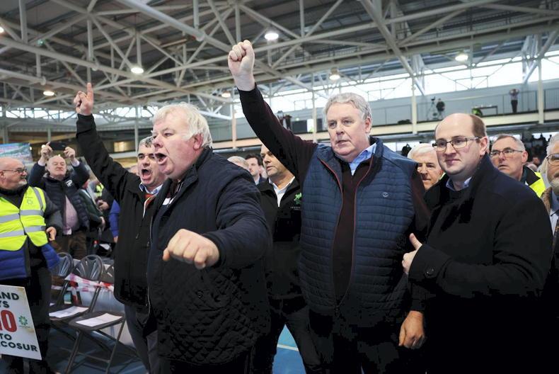 Watch back: thousands of farmers descend on Athlone for anti-Mercosur protest