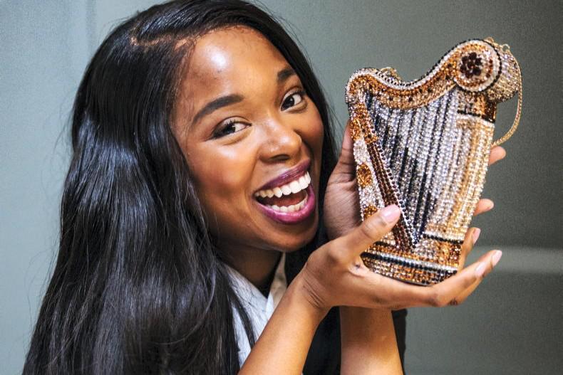 Spreading  joy with her iconic butter bag