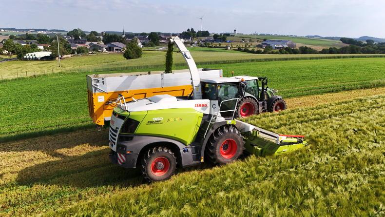 Ten harvesters cutting 120,000 acres