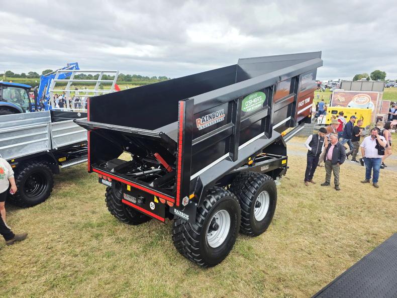 Bumper machinery display at Tullamore show