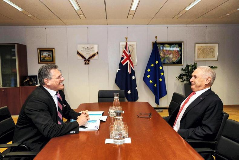 EU heading for trade deal with Australia