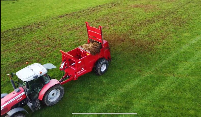 Longford contractor praises simplistic ‘no-chains’ Marshall dung spreader
