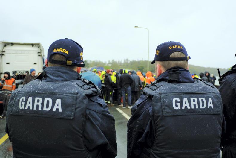 Warning that protests could threaten food exports