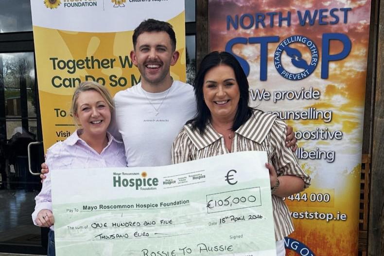 Nurse cycles from Roscommon to Sydney raising over €210,000 for charities