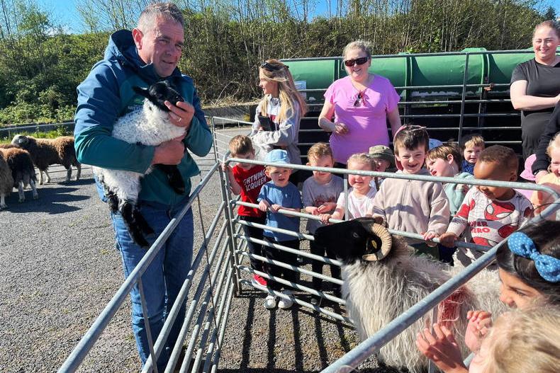 Shepherd captivates kids at Mayo crèche     