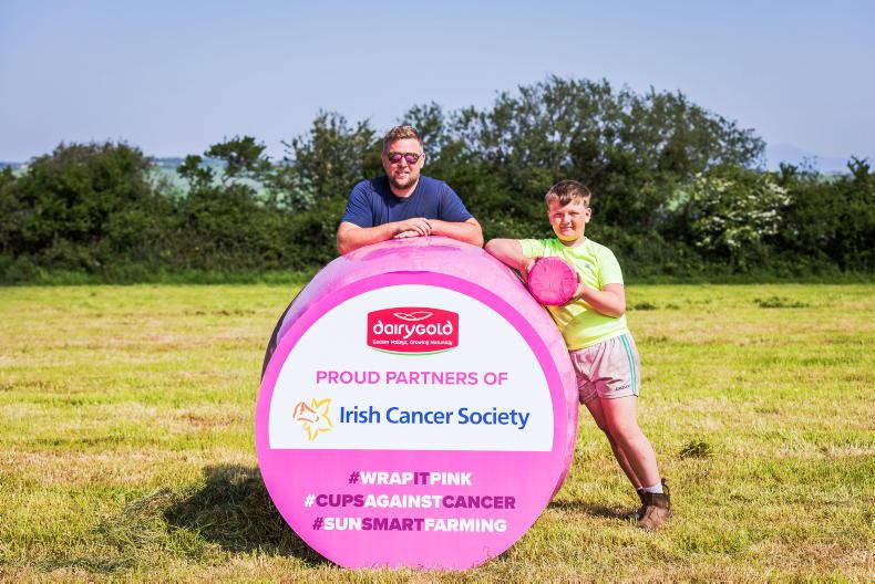 Dairygold farmers ‘wrap it pink’ for Irish Cancer Society