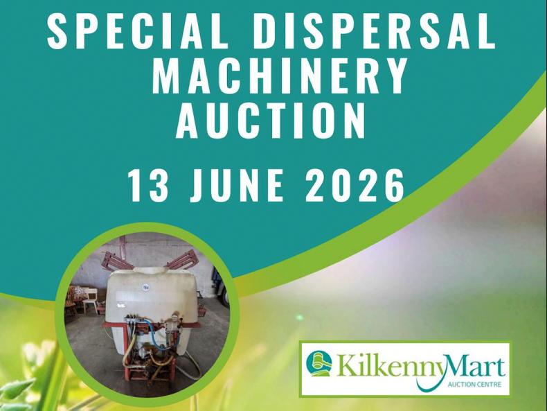 180 lots in Kilkenny Mart dispersal machinery sale