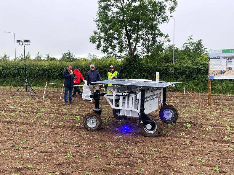 Weeding robots among specialist machinery used in new Teagasc project