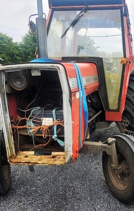 Gardaí seize tractor with no insurance or tax