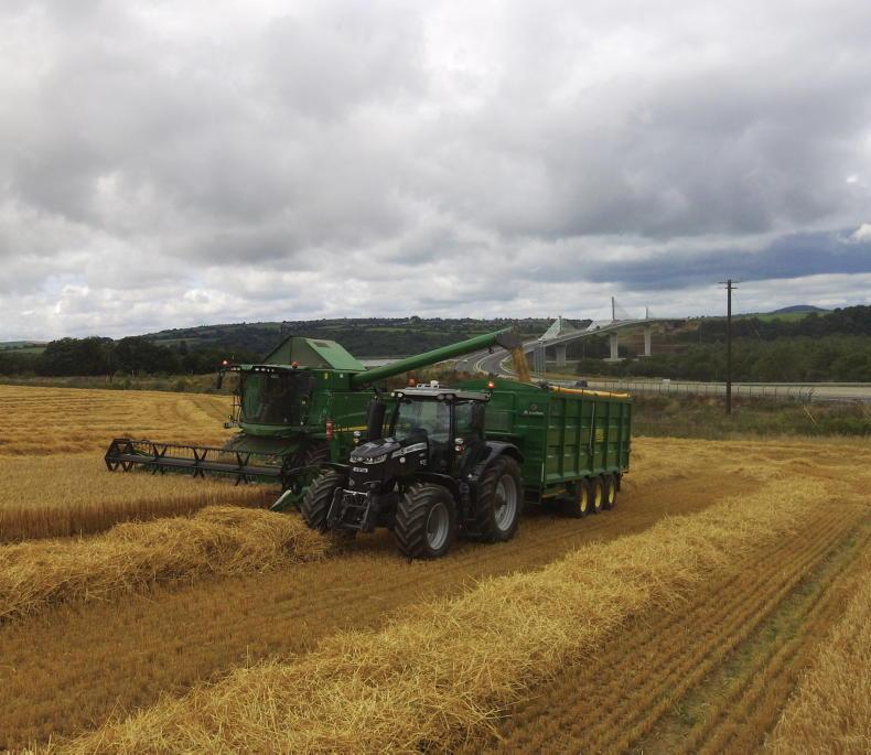 Mixed grain yields in drought conditions