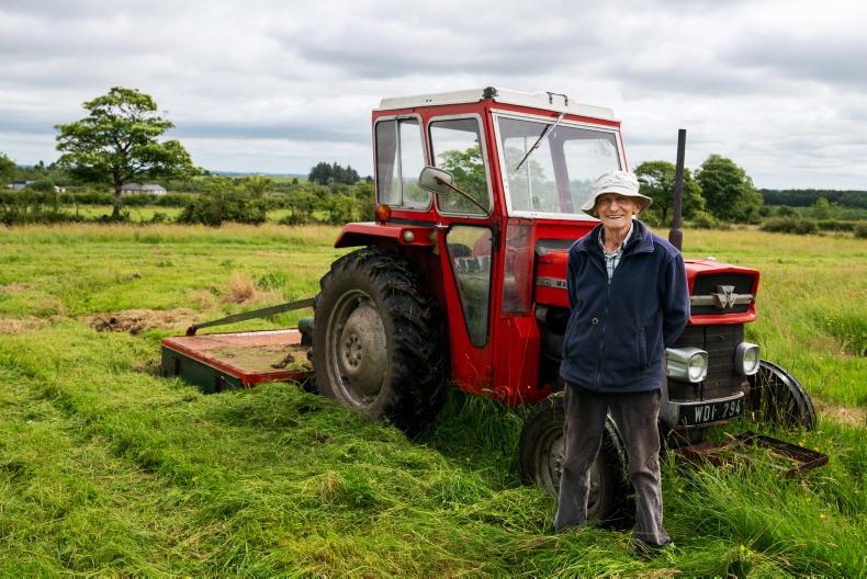 'I hope I never retire': Roscommon farmer, 85, still working with his Massey 135