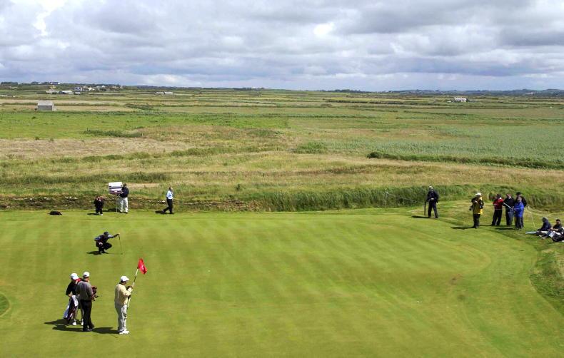 Putting on a show at the Irish Open in Doonbeg