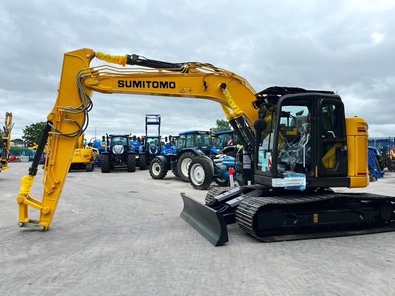 Japanese Sumitomo excavators to make Irish debut at Ploughing