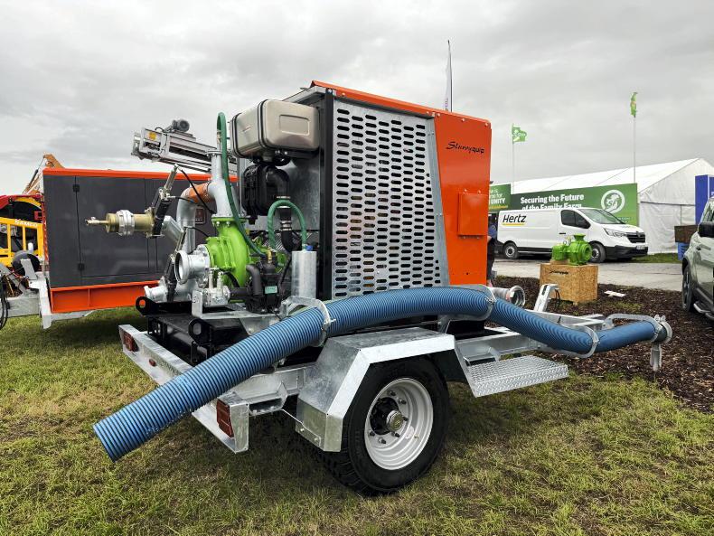 Ploughing highlights: Irish debut for Slurryquip remote pumpset
