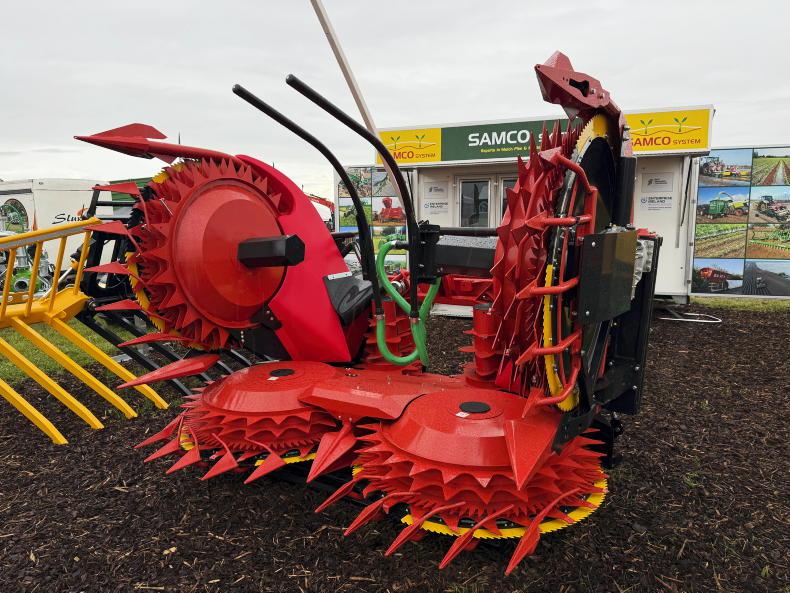 Ploughing highlights: first public outing for Samco-branded maize header