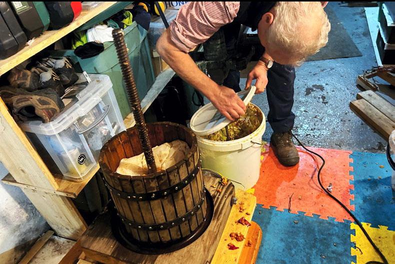 The first rule of Tuesday Night Cider-Making Club: enjoy the process