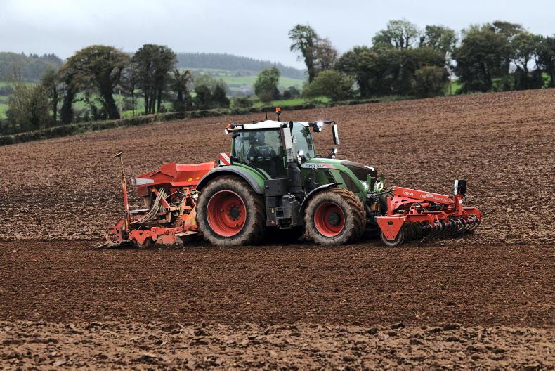 Tillage management: sowing, spraying, rain and tickets