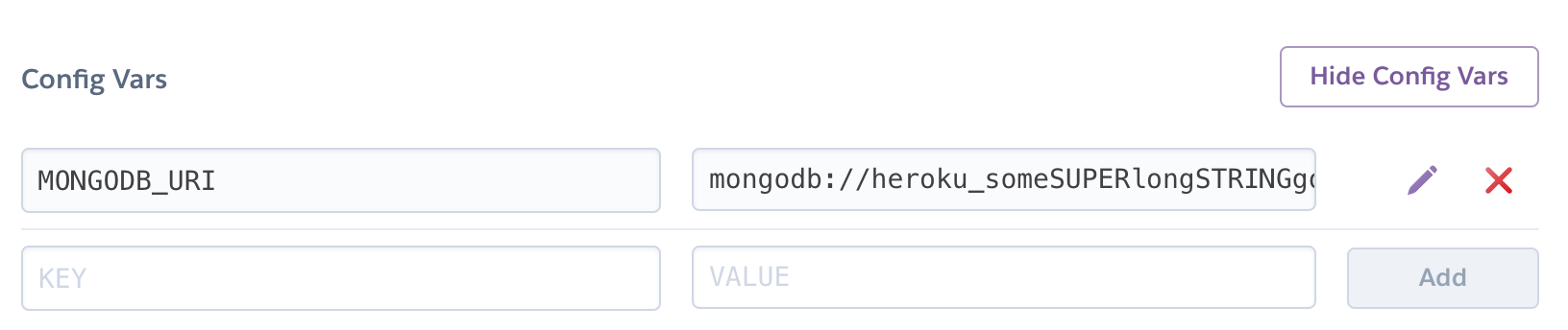 heroku config vars example