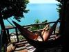 Klik om te vergroten Het uitzicht vanuit ons hutje op Koh Pha-ngan