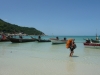 Klik om te vergroten Esther naar de taxiboot, Koh Pha-ngan