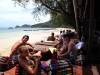Klik om te vergroten Met onze duikgroep lunchen, Koh Tao