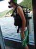 Klik om te vergroten Gerben in volle uitrusting, hmmm, charmant... Koh TAo
